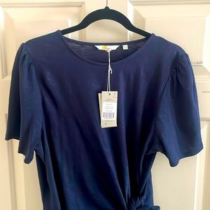 Boden navy knit tie dress- new with tags.